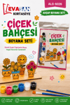ALG-6026 ÇİÇEK BAHÇESİ  AHŞAP BOYAMA SETİ 