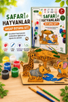 ALG-6029 SAFARİ HAYVANLARI BOYAMA SETİ