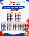 ALP-03 3 SAYFA OKUL ETİKETİ PK:12 Lİ 