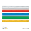 ARK 600 30CM PİLASTİK CETVEL RULER-REGLE CETVEL 48Lİ