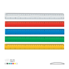 ARK 600 30CM PİLASTİK CETVEL RULER-REGLE CETVEL 48Lİ
