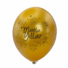 BASKILI BALON 100 LÜ 30 CM (MUTLU YILLAR-MERRY CHRISTMAS)