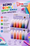 BEİMO 15 GRAM RENKLİ ŞEFFAF KOKULU STİCK YAPIŞTIRICI PK:20 Lİ
