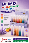 BEİMO 8 GRAM RENKLİ ŞEFFAF KOKULU STİCK YAPIŞTIRICI PK:30 LU