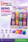 BEİMO BEİ-963 ÇİFT RENKLİ KOKULU HAMUR SİLGİ STAND:36 LI