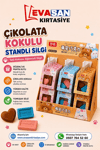 BEİMO ER-980 ÇİKOLATA KOKULU STANDLI SİLGİ PK:36 LI