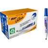BİC 1701 BIC VELLEDA TAHTA KALEM ECO YUV.UÇ MAVİ PAK:12 Lİ