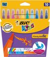 BİC 8289641 VISA FIRÇA UÇLU KEÇELİ BOYA KALEM 10 RENK