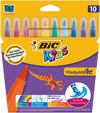 BİC 8289641 VISA FIRÇA UÇLU KEÇELİ BOYA KALEM 10 RENK