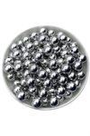 BONCUK PARLAK METALİK GÜMÜŞ 12 MM 40 LI