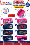 ÇİFT GÖZLÜ KALEMLİK KIZ-ERKEK DESENLİ KARIŞIK PAKET:12 Lİ