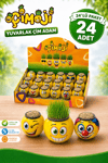 ÇİMOJİ YUVARLAK ÇİM ADAM 24 LÜ PK