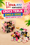CROCKS TERLİK EMOJİ SÜSÜ PK:100 LÜ