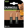 DURACELL AA 750 MAH. İNCE 2 Lİ PİL ŞARJ EDİLEBİLİR
