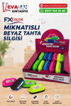 FXCOLOR MIKNATISLI BEYAZ TAHTA SİLGİSİ STAND 24 LÜ