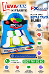 FXCOLOR PLASTİK SAPLI BEYAZ TAHTA SİLGİSİ STAND 24 LÜ 