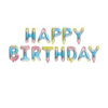 HAPPY BRİTHDAY GÖKKUŞAĞI FOLYO BALON SET