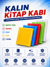 HAZIR KİTAP KABI BUZLU RENKLİ 50 Lİ*20