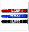 Hİ-TEXT KESİK UÇ KOLİ KALEMİ MAVİ  PAKET 12 Lİ