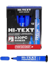 Hİ-TEXT YUVARLAK UÇ KOLİ KALEMİ MAVİ PK:12 Lİ