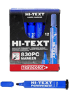 Hİ-TEXT YUVARLAK UÇ KOLİ KALEMİ MAVİ PK:12 Lİ