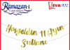 HOŞGELDİN 11 AYIN SULTANI KALİGRAFİ