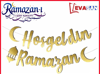 HOŞGELDİN RAMAZAN KALİGRAFİ BANNER