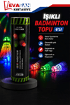 IŞIKLI BADMINTON TOPU 6 LI