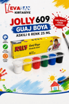JOLLY 609 GUAJ BOYA ASKILI 6 RENK 25 ML *72