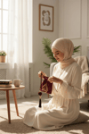 KADİFE KURAN SETİ 12*17 KOD:0869 (KURAN,TESBİH,SECCADE)