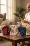 KADİFE KURAN SETİ 12*17 KOD:0869 (KURAN,TESBİH,SECCADE)