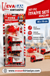 KET-252 OYUNCAK İTFAİYE SETİ ARAÇLARI 46X19CM *76
