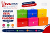 KULPLU OKUL ÖĞRENCİ KLASÖRÜ DÜZ RENKİ *24