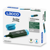 LACCO BRİTE MAVİ FOSFORLU KALEM 210 10 LU *200