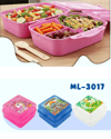LUNCH BOX ML-3017 4 BÖLMELİ BESLENME KABI *24