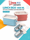 LUNCH BOX ML-4051 1400 ML ÇİFT KATLI SIZDIRMAZ ÇELİK BESLENME KABI