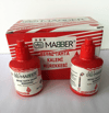 MABER-MR100cc  BEYAZ TAHTAKALEM MÜREKKEBİ KIRMIZI 6'LI *96
