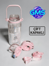 M&B 1200 ML ÇİFT KAPAKLI ASKILI MATARA KOD:M&B-2446