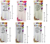 MİKA ŞEFFAF RAKAM MUM 12 CM PAKET:12 Lİ