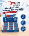 MİKRO DUST FREE 2B BEYAZ SOFT SİLGİ 24 LÜ 