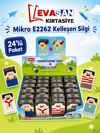 MİKRO E2262 KELLEŞEN SİLGİ PK:24 LÜ 