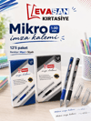 MİKRO MK-8526 İMZA KALEMİ SİYAH 1,0MM PK:12 Lİ 