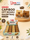 MİKRO MK-9974D CAPİBOO ÇİFT BIÇAKLI KALEMTRAŞ PK:24 LÜ