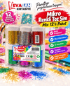 MİKRO RENKLİ TOZ SİM PK:12 Lİ 