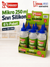 MİKRO SS-250 SIVI SİLİKON 250ML PK:6 LI 