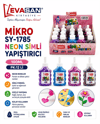 MİKRO SY-1785 NEON SİMLİ YAPIŞTIRICI 100ML PK:12 Lİ 