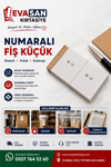 NUMARALI FİŞ KÜÇÜK 36 LI