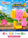 ÖRDEKLİ PİLLİ BALONCUK ÜFLEME TABANCASI KOD:6051