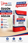 ÖZGÜN 3019 İNGİLİZCE-TÜRKÇE/TÜRKÇE-İNGİLİZCE 504 SAYFA SERT KAPAK SÖZLÜK 10X14 *20