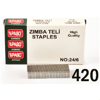 PASO 420 NO:24/6 SİLVER ZIMBA TELİ 10 LU PK. *50